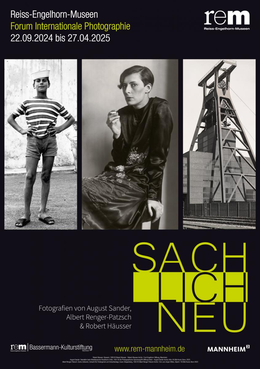 SACHLICH NEU. Fotografien von August Sander, Albert Renger-Patzsch & Robert Häusser