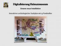 Der interaktive archäologische Stadtplan der Ausgrabungsstätten im Bereich von Holzgerlingen